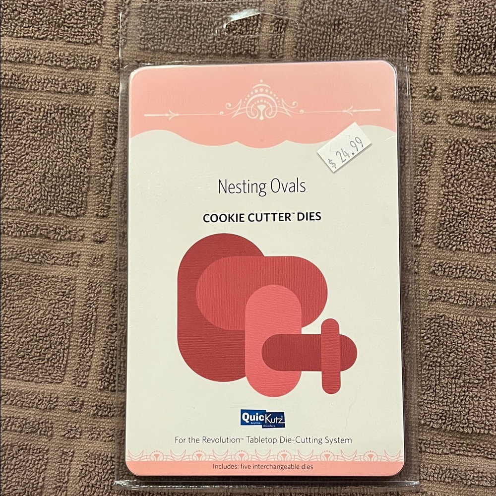 NEW QuicKutz Nesting Ovals Cookie Cutter Die Set of 5 Lifestyle Crafts